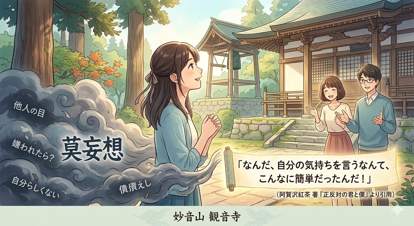【法話コラム】「なんだ、簡単だったんだ」――妄想を脱ぎ捨てる勇気