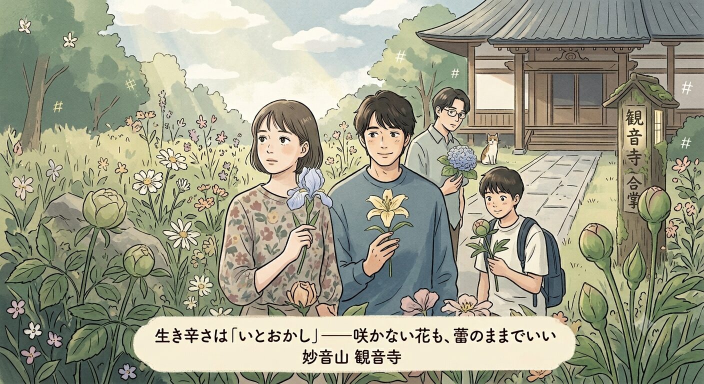 【コラム】生き辛さは「いとおかし」――咲かない花も、蕾のままでいい